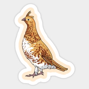 Ruffed Grouse State Bird of Pennsylvania Sticker